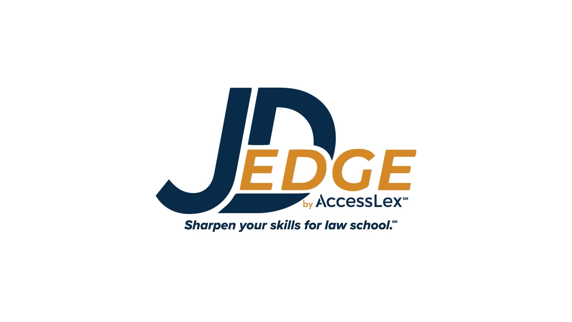 JD Edge by AccessLex logo slide from a Motifmotion animated law school readiness course