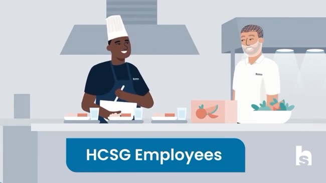 HCSG dining services employees at work